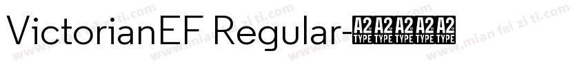 VictorianEF Regular字体转换